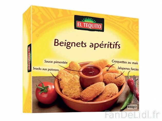 Beignets apéritifs , prezzo 3,00 &#8364; per 450 g, 1 kg = 7,09 € EUR. 
- ...