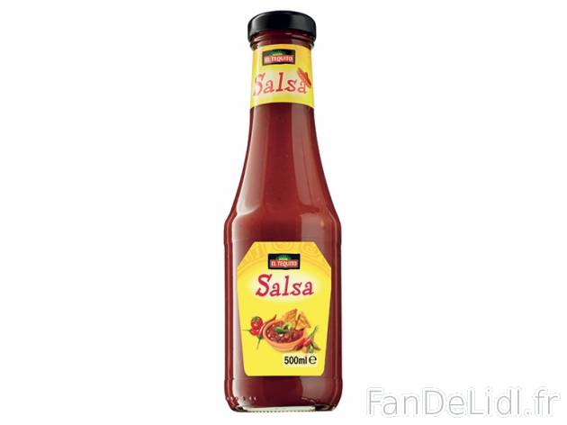 Sauce salsa , prezzo 1,00 € per 500 ml, 1 L = 3,18 € EUR.