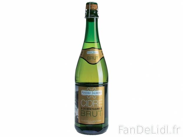 Cidre de Bretagne doux ou brut IGP , prezzo 1,49 € per 75 cl au choix, 1 L = 1,99 ...