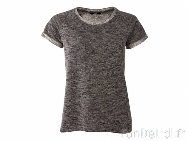 T-shirt molletonné femme , prezzo 5,99 € per L\&#039;unité au choix 
- ...