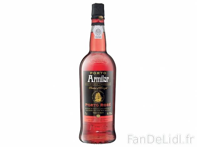 Porto rosé Armilar , prezzo 5,59 &#8364; per 75 cl, 1 L = 7,45 € EUR. 
- ...