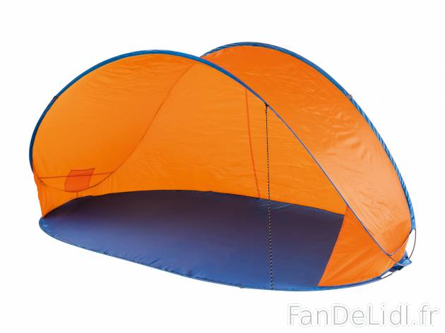 Tente de plage pop-up , le prix 14.99 € 
- Au choix : tente pop-up orange, env. ...