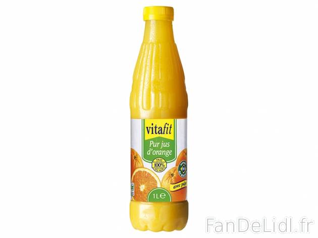 Pur jus d&#039;orange du Brésil sans pulpe , prezzo 1,19 &#8364; per La ...