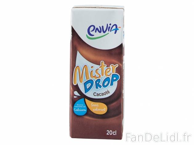 6 boissons lactées chocolatées , prezzo 1,49 &#8364; per 6 x 20 cl, 1 L = ...