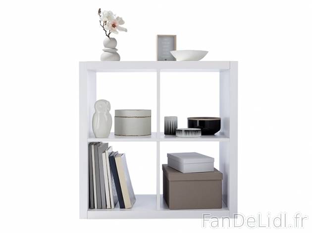 Etagère blanche , prezzo 29,99 € per L\&#039;unité 
- Env. 79 x 79 x 39 ...