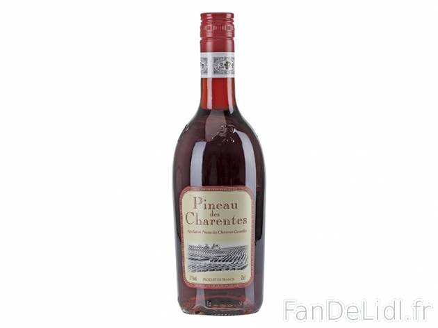 Pineau des Charentes rosé AOC , prezzo 6,29 € per 75 cl, 1 L = 8,39 € EUR. ...