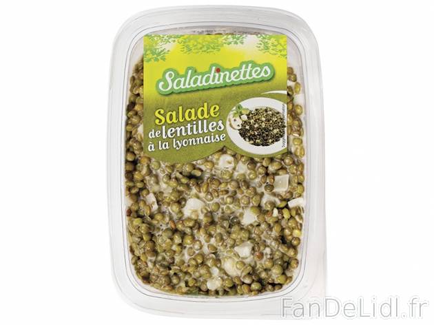 Salade de lentilles à la lyonnaise , prezzo 1,65 &#8364; per 500 g, 1 kg = ...