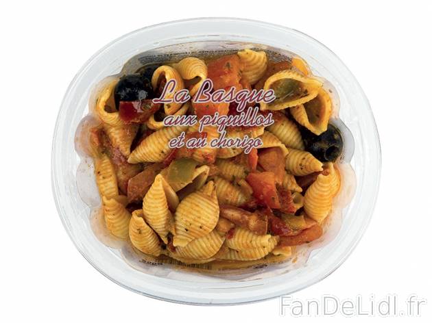 Salade basque aux poivrons piquillos et au chorizo , prezzo 1,79 &#8364; per ...