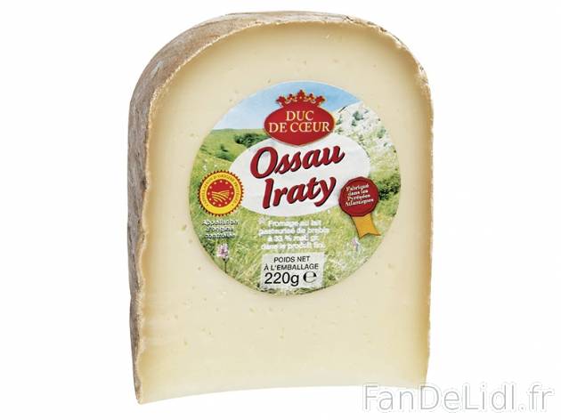 Ossau Iraty AOP , prezzo 2,59 &#8364; per 220 g, 1 kg = 11,77 € EUR.