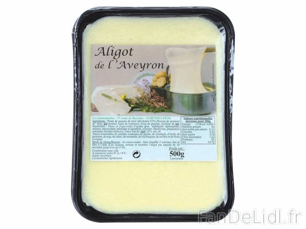 Aligot de l&#039;Aveyron , prezzo 2,99 &#8364; per 500 g, 1 kg = 5,98 € ...