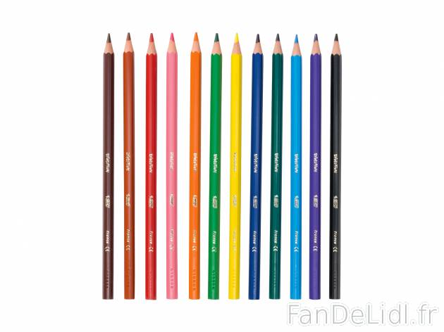 Matériel d’écriture , le prix 1.79 € 
- Au choix : crayons de couleur, ultra-résistant ...