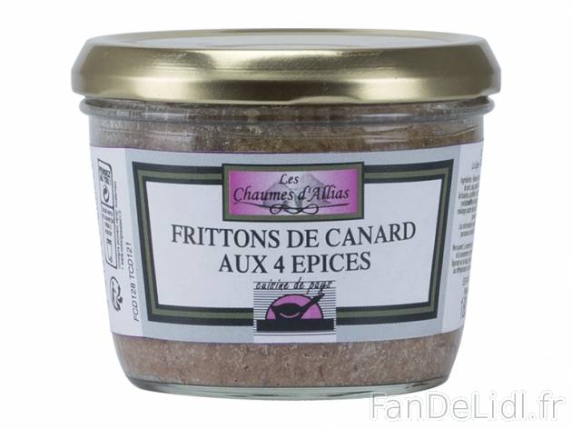 Frittons de canard aux 4 épices , prezzo 1,89 &#8364; per 180 g, 1 kg = 10,50 ...