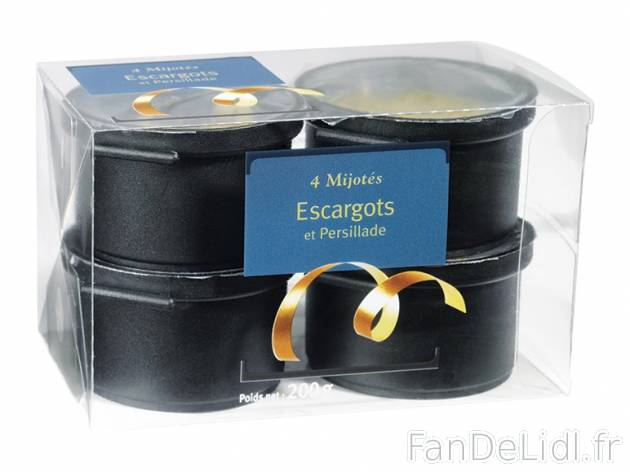 4 mijotés d&#039;escargots et persillade en mini cocottes , prezzo 3,99 &#8364; ...