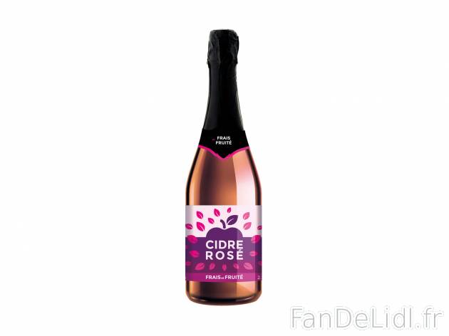Cidre rosé1 , le prix 1.89 &#8364;  
-  2,5 % Vol.
