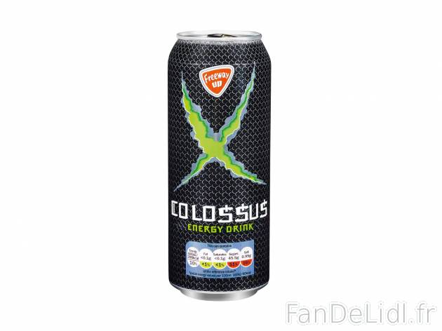Energy drink Colossus1 , le prix 0.89 &#8364;