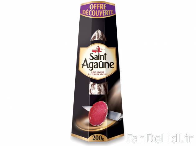 Saint Agaûne saucisson sec1 , le prix 2.57 &#8364; 
- Les 2 paquets : 5,13&nbsp;&euro; ...