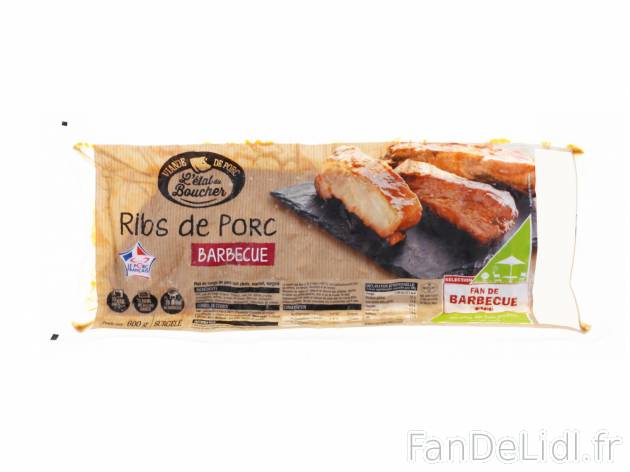 Ribs barbecue1 , le prix 5.59 &#8364;  
-  In&eacute;dit chez Lidl