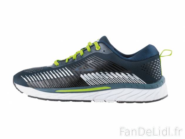 Chaussures de running homme , le prix 16.99 € 
- Ex. dessus mesh et polyuréthane, ...