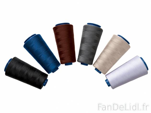 Fil pour surjeteuse 2500 m , prezzo 1.49 € per L\&#039;unité au choix 
- ...