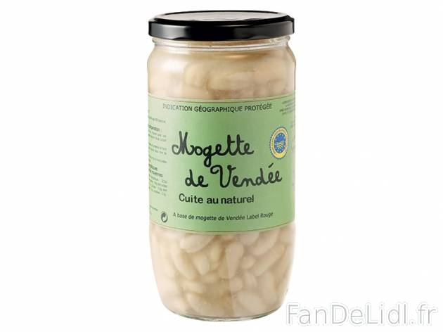 Mogette de Vendée IGP , prezzo 2.19 € per 530 g (PNE), 1 kg = 4,13 € EUR. 
- ...