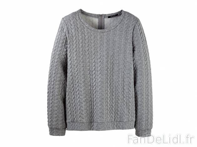 Pull femme , prezzo 7.99 € per L\&#039;unité au choix 
- Ex. 98 % polyester ...