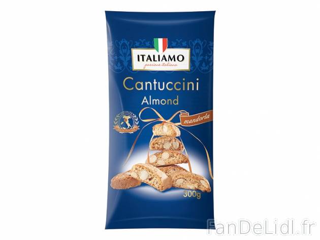 Cantuccini , prezzo 1.99 € per 300 g au choix, 1 kg = 6,63 € EUR. 
- Biscuits ...