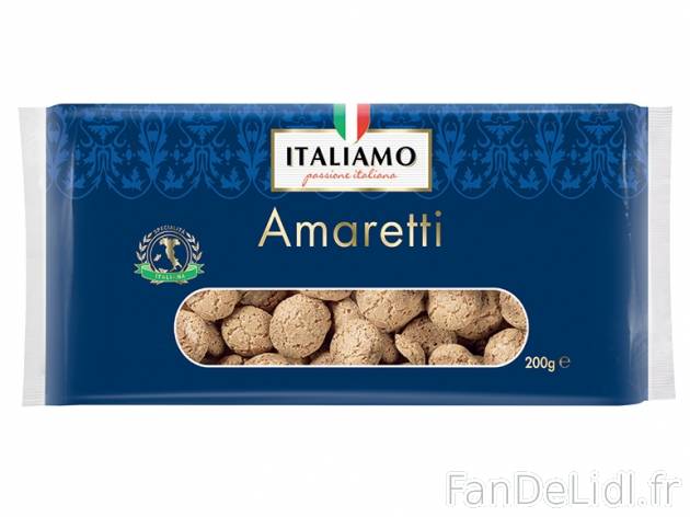 Amaretti , prezzo 0.99 € per 200 g, 1 kg = 4,95 € EUR.