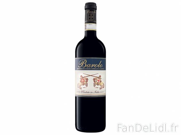 Barolo 2010 DOCG , prezzo 13.89 € per 75 cl, 1 L = 18,52 € EUR. 
- Température ...