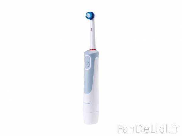 Brosse à dents électrique , le prix 6.99 € 
- Système à oscillation
- Minuterie ...