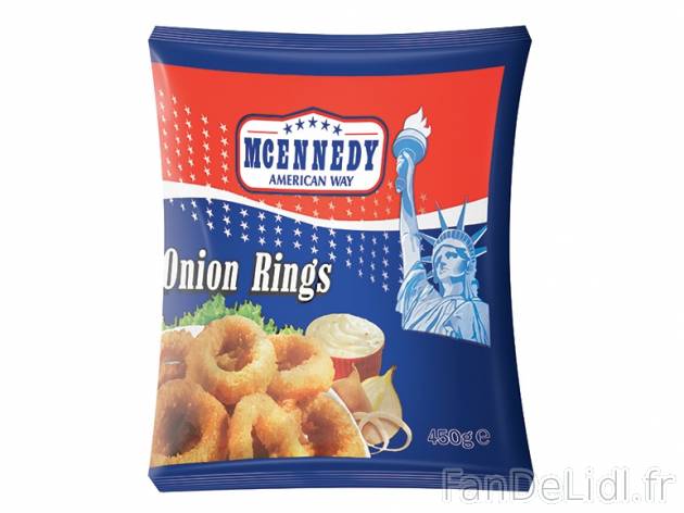 Beignets d\&#039;oignons , prezzo 1.39 € per 450 g, 1 kg = 3,09 € EUR. 
- ...