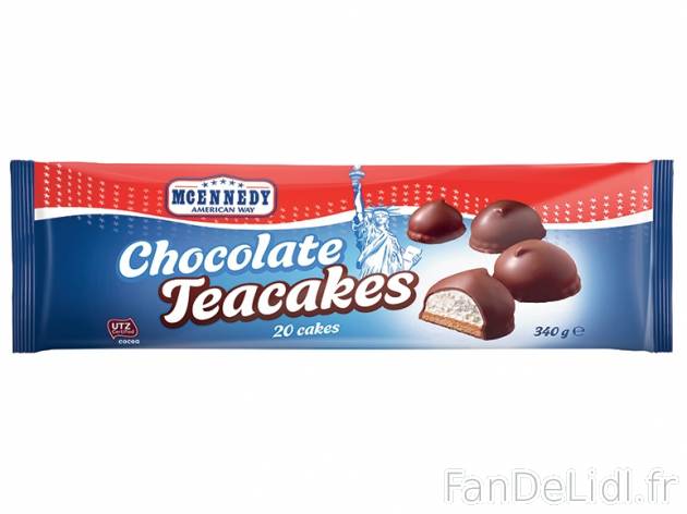 20 têtes avec glaçage au chocolat , prezzo 2.49 € per 340 g, 1 kg = 7,32 € EUR.