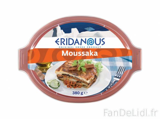 Moussaka1 , le prix 2.49 €