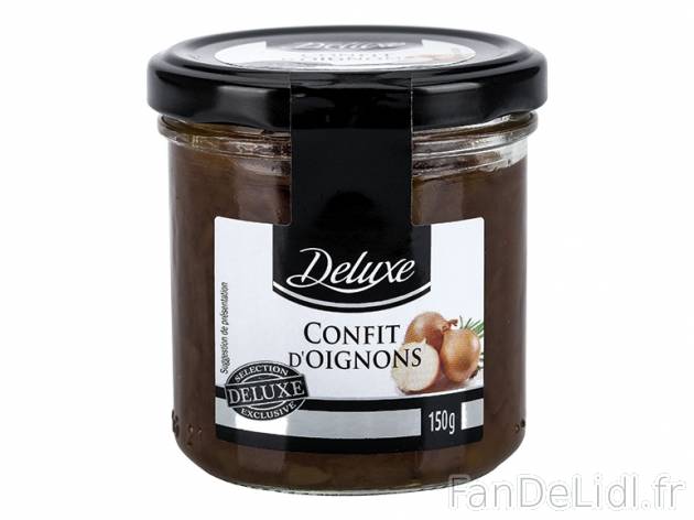 Confit d\&#039;oignons ou de figues , prezzo 1.25 € per 150 g, 1 kg = 8,33 ...