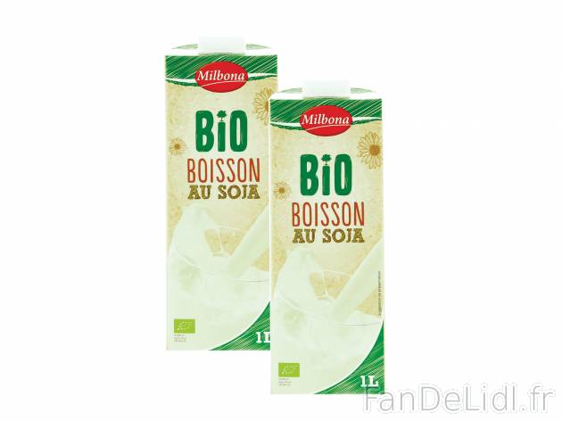 Boisson au soja sucrée Bio1 , le prix 0.89 &#8364;