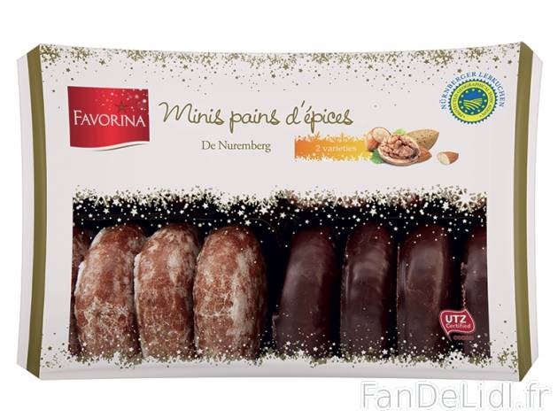 Mini pains d&apos;épices de Nuremberg IGP , prezzo 2.49 € per 200 g au choix, ...