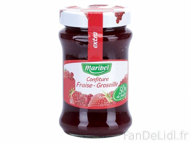 Confiture extra , prezzo 1.29 € per 450 g au choix, 1 kg = 2,87 € EUR. 
- Au ...