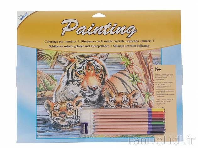Peinture ou coloriage par numéros ou images à gratter , prezzo 4.49 € per L&apos;unité ...