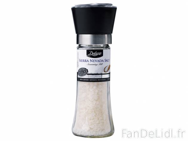 Moulin à sel , prezzo 3.99 € per 180 g au choix, 1 kg = 22,17 € EUR. 
- Au ...