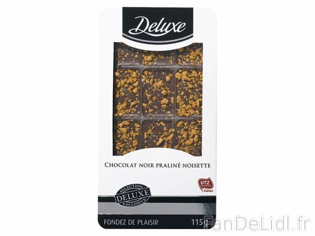 Tablette de chocolat , prezzo 1.99 € per 115 g au choix, 1 kg = 17,30 € EUR. ...