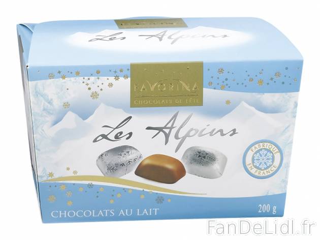 Les Alpins , prezzo 3.49 € per 200 g, 1 kg = 17,45 € EUR.