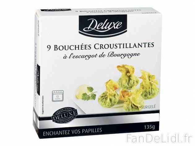9 bouchées croustillantes à l&apos;escargot de Bourgogne , prezzo 3.29 € ...