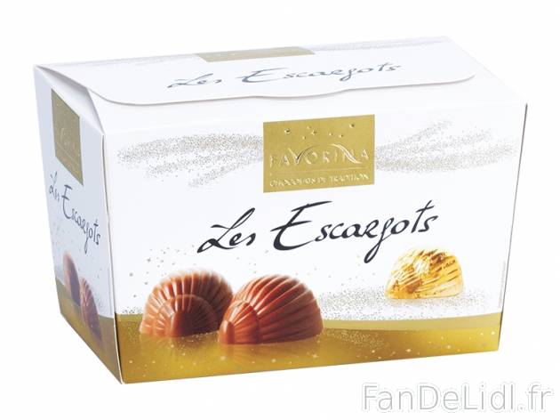 Les escargots , prezzo 3.29 € per 227 g au choix, 1 kg = 14,49 € EUR. 
- Au ...