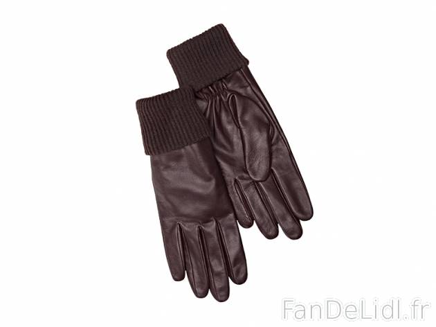 Gants en cuir , prezzo 11.99 € per La paire au choix 
- Ex. : dessus 100 % cuir ...