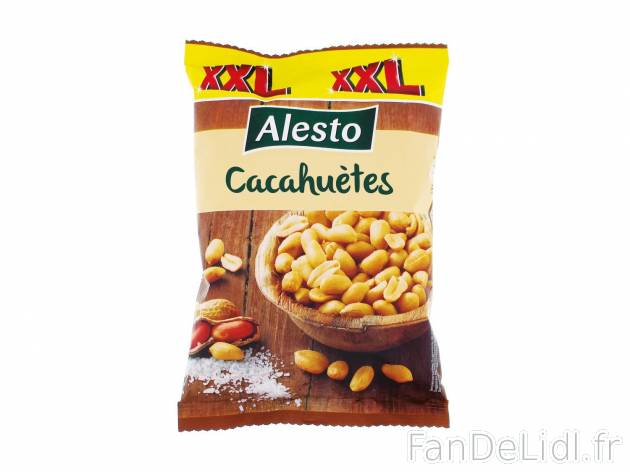 Cacahuètes grillées et salées1 , prezzo 1.25 € per 500 g 
   