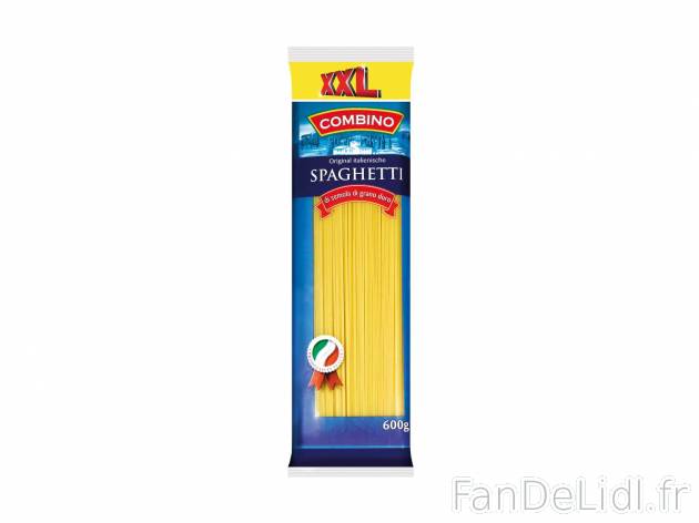 Spaghetti1 , prezzo 0.39 € per 600 g 
- 500 g + 100 g GRATUITS soit 600 g (1 ...