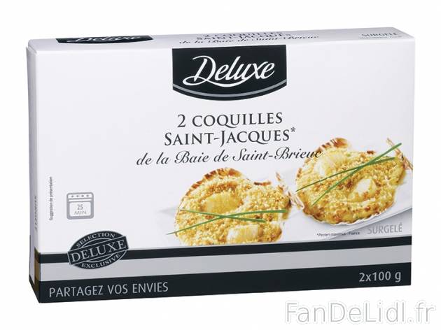 2 coquilles Saint-Jacques de la baie de Saint-Brieuc , prezzo 4.99 &#8364; per ...