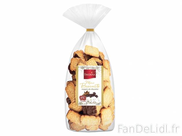 Mini spéculoos nappés de chocolat , prezzo 0.99 &#8364; per 200 g, 1 kg = ...