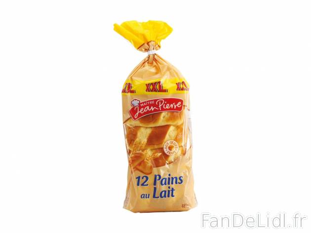 12 pains au lait pur beurre1 , prezzo 0.97 € per 480 g 
- 400 g + 80 g GRATUITS ...