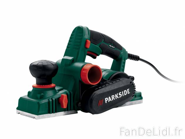 Rabot électrique Parkside PEH 30 C3, le prix 29.89 € 
- 750 W
- Pour la découpe ...