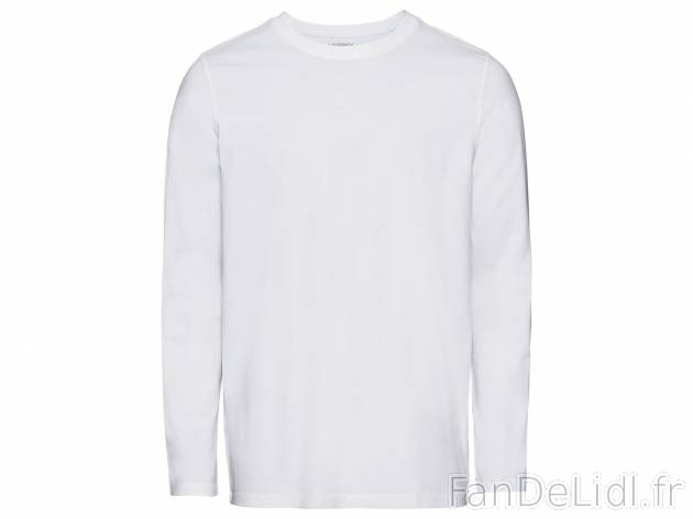T-shirt manches longues , le prix 4.99 € 
- Ex. 100 % coton
- 2 coloris au choix
Tailles ...